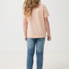 Iqoniq Koli kids lightweight recycled cotton t-shirt - Peach Nectar