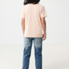 Iqoniq Koli kids lightweight recycled cotton t-shirt - Peach Nectar