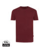 Iqoniq Bryce recycled cotton t-shirt - Burgundy