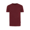 Iqoniq Bryce recycled cotton t-shirt - Burgundy