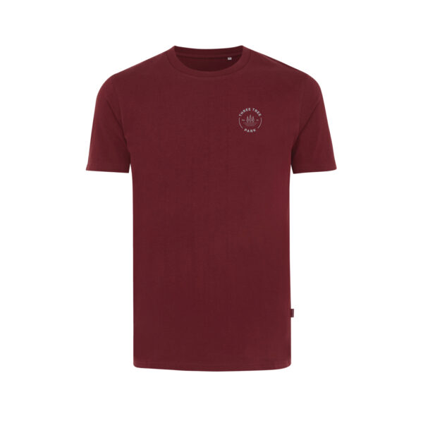 Iqoniq Bryce recycled cotton t-shirt - Burgundy