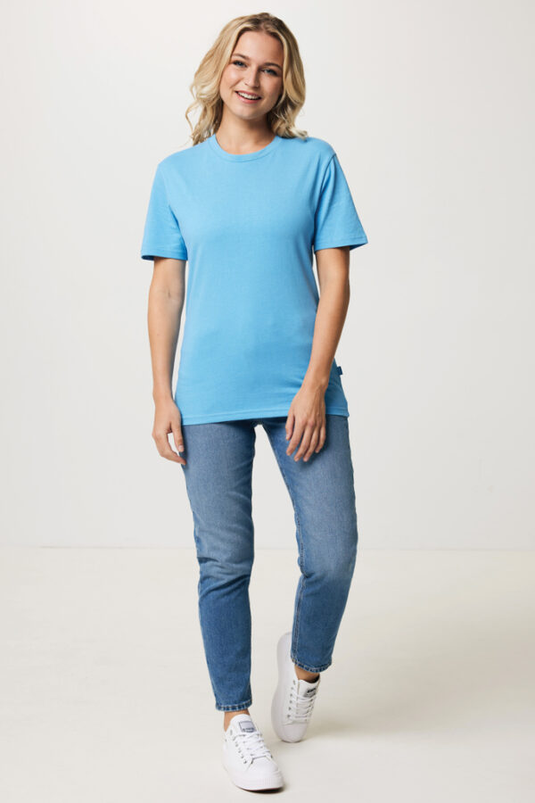 Iqoniq Bryce recycled cotton t-shirt - Tranquil Blue