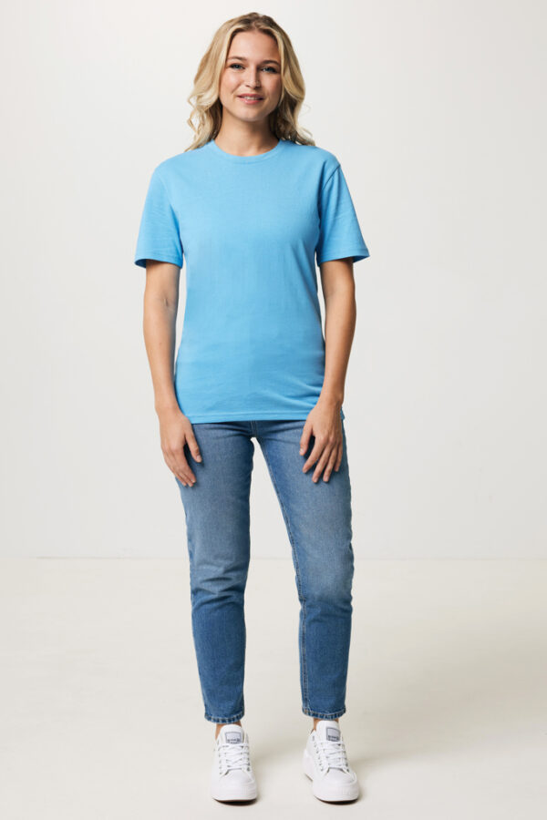 Iqoniq Bryce recycled cotton t-shirt - Tranquil Blue