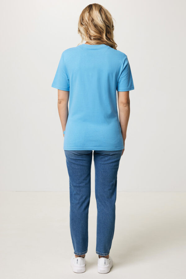 Iqoniq Bryce recycled cotton t-shirt - Tranquil Blue