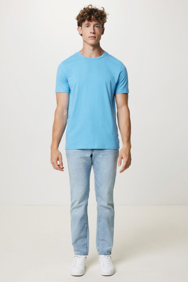 Iqoniq Bryce recycled cotton t-shirt - Tranquil Blue