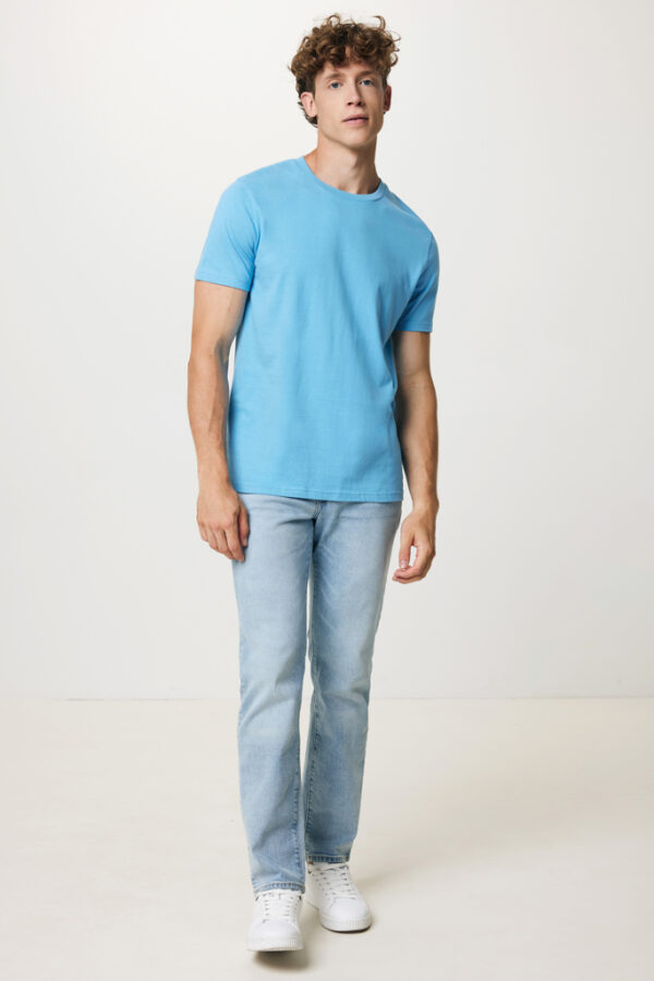 Iqoniq Bryce recycled cotton t-shirt - Tranquil Blue