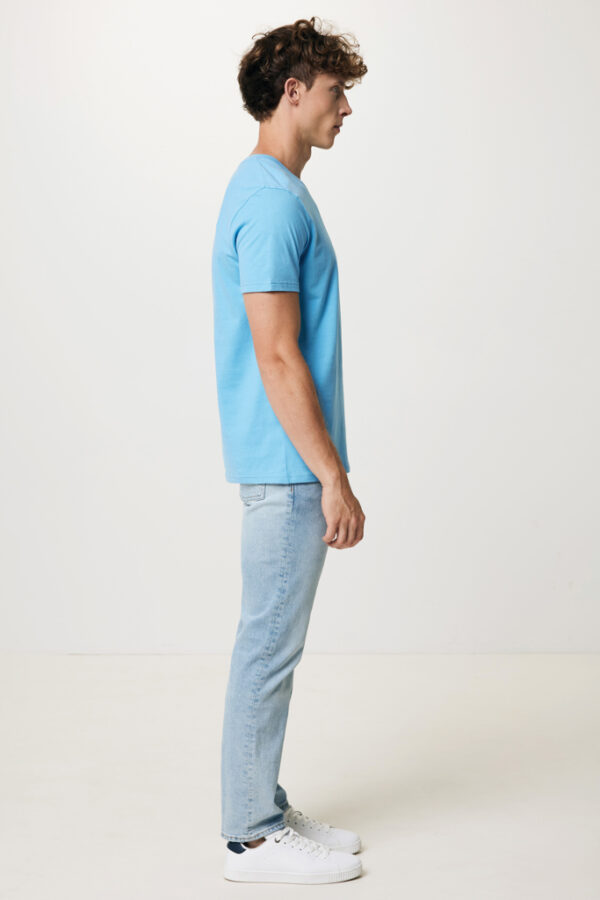 Iqoniq Bryce recycled cotton t-shirt - Tranquil Blue