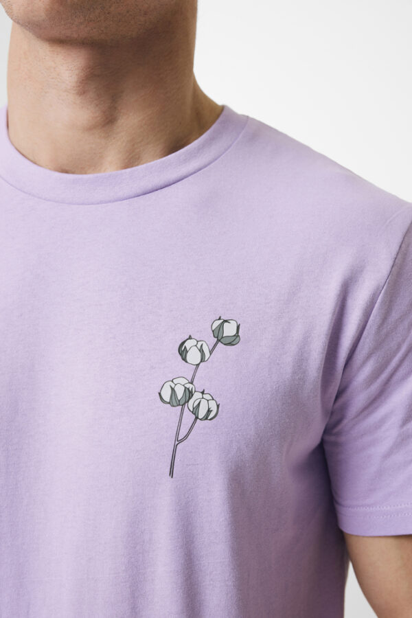 Iqoniq Bryce recycled cotton t-shirt - Lavender