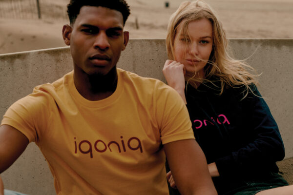 Iqoniq Bryce recycled cotton t-shirt - Ochre Yellow