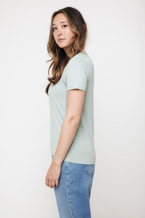 Iqoniq Bryce recycled cotton t-shirt - Iceberg Green