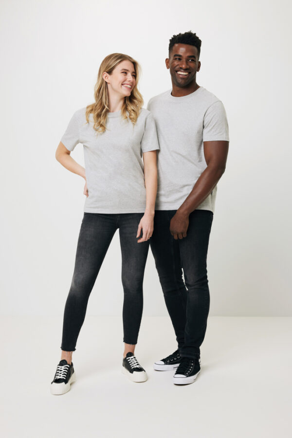 Iqoniq Manuel recycled cotton t-shirt undyed - Heather Grey