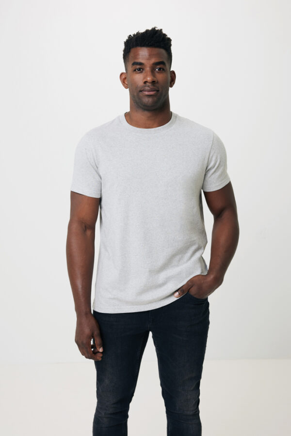 Iqoniq Manuel recycled cotton t-shirt undyed - Heather Grey