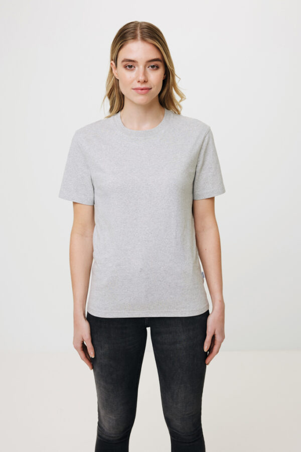 Iqoniq Manuel recycled cotton t-shirt undyed - Heather Grey