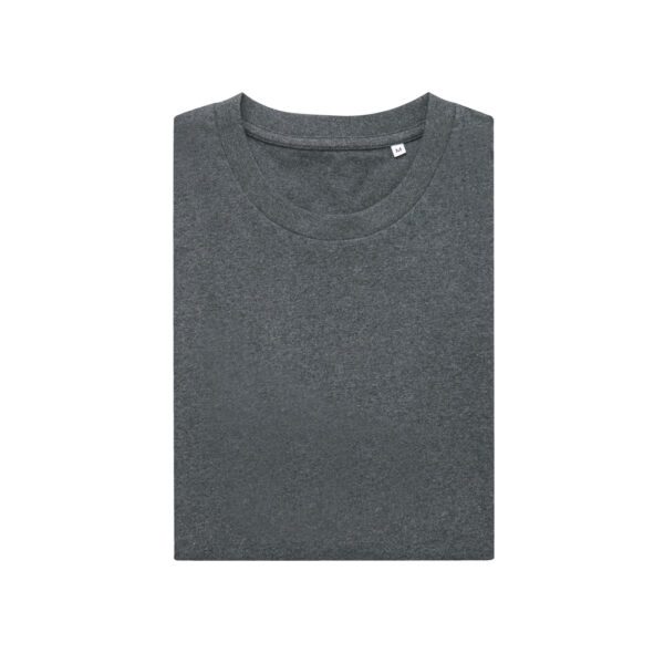 Iqoniq Manuel recycled cotton t-shirt undyed - Heather Anthracite