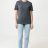 Iqoniq Manuel recycled cotton t-shirt undyed - Heather Anthracite