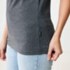 Iqoniq Manuel recycled cotton t-shirt undyed - Heather Anthracite