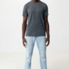 Iqoniq Manuel recycled cotton t-shirt undyed - Heather Anthracite