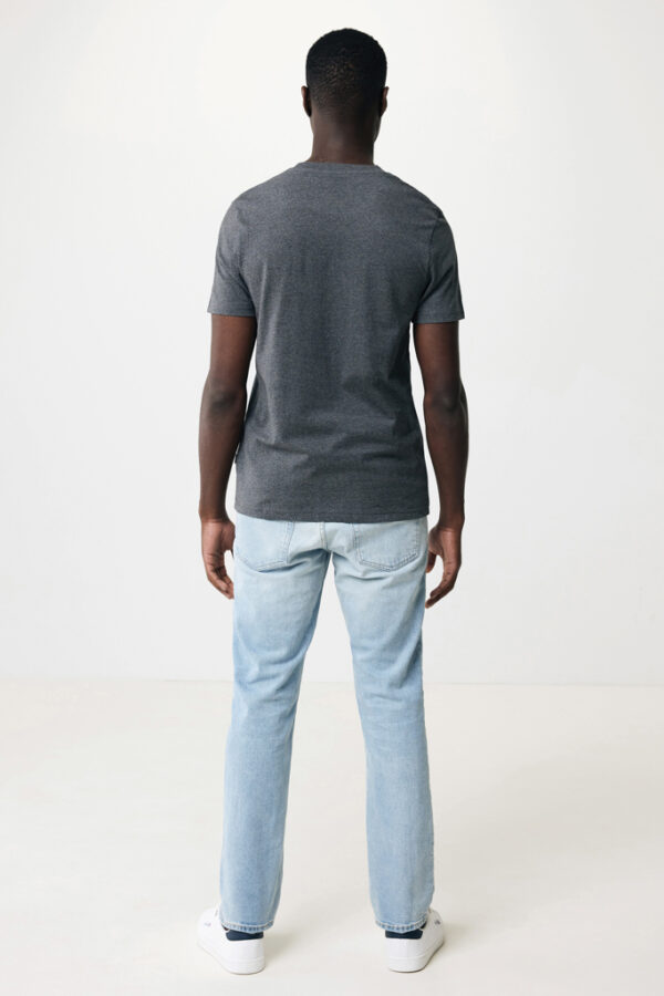 Iqoniq Manuel recycled cotton t-shirt undyed - Heather Anthracite