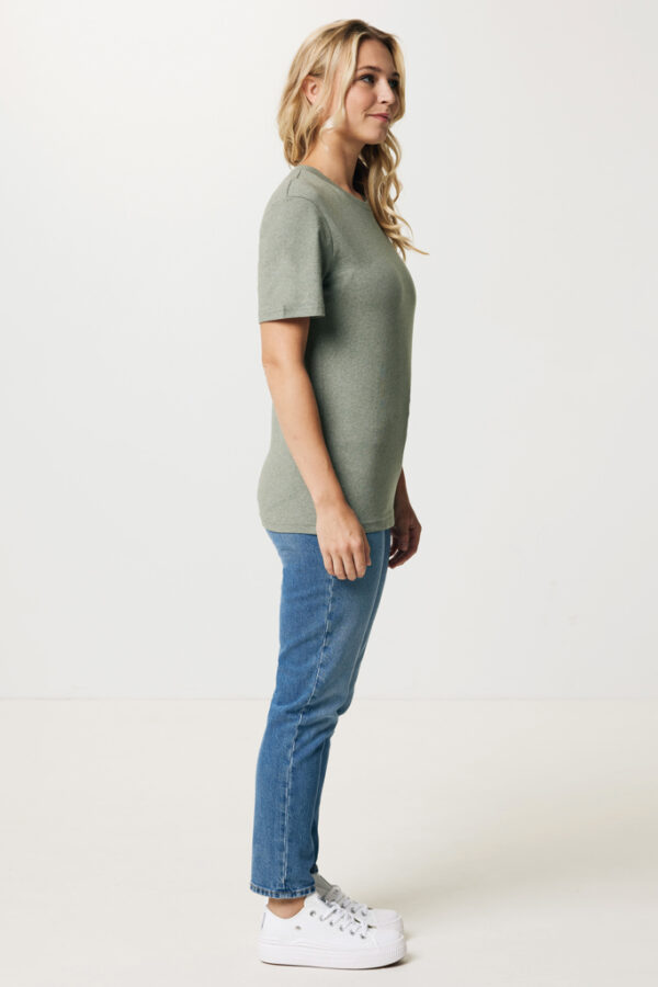 Iqoniq Manuel recycled cotton t-shirt undyed - Heather Green