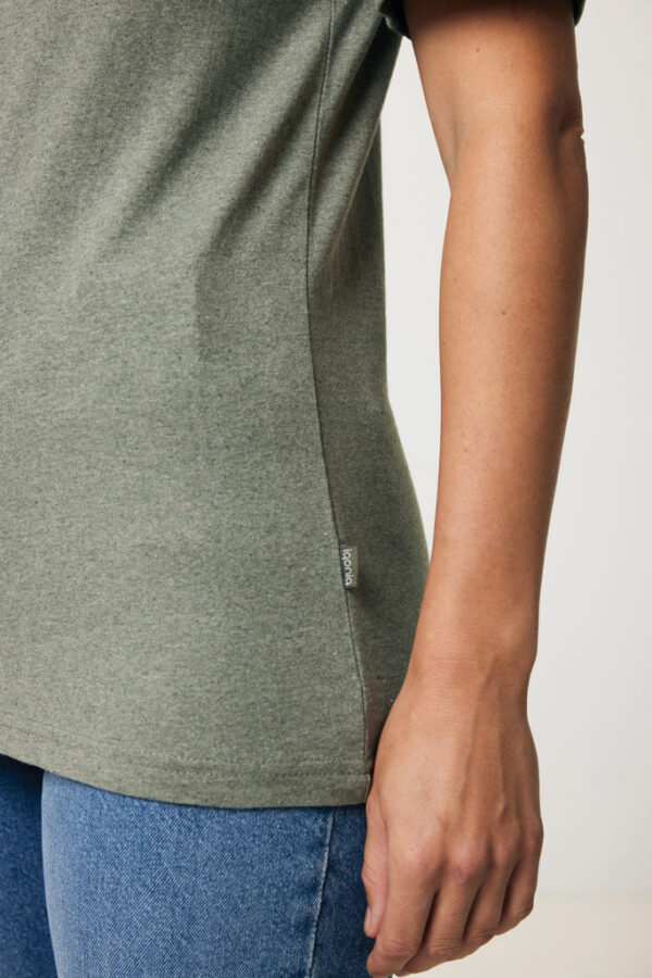 Iqoniq Manuel recycled cotton t-shirt undyed - Heather Green