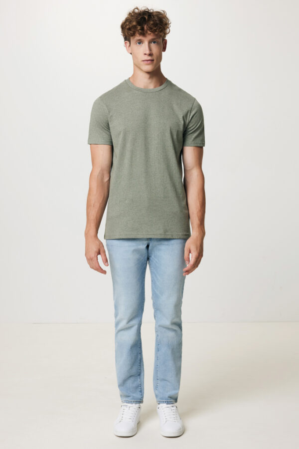 Iqoniq Manuel recycled cotton t-shirt undyed - Heather Green