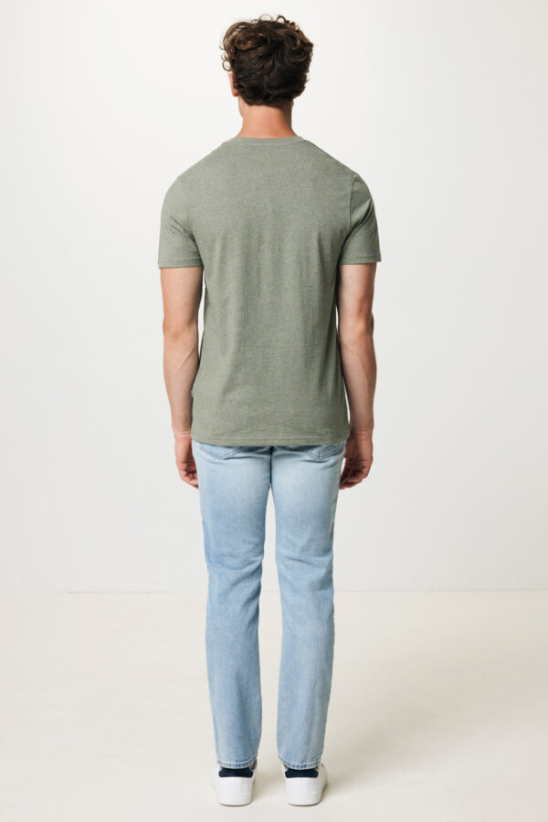 Iqoniq Manuel recycled cotton t-shirt undyed - Heather Green