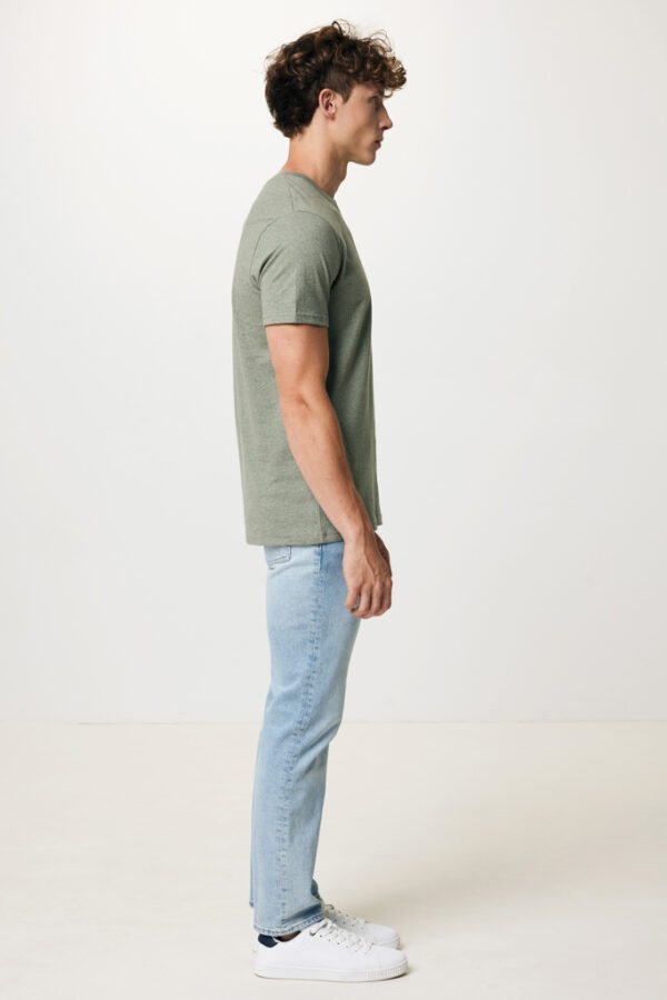 Iqoniq Manuel recycled cotton t-shirt undyed - Heather Green