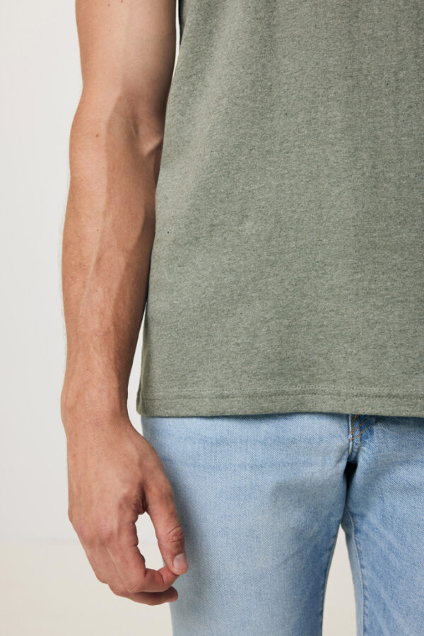 Iqoniq Manuel recycled cotton t-shirt undyed - Heather Green