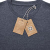 Iqoniq Manuel recycled cotton t-shirt undyed - Heather Navy