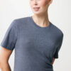 Iqoniq Manuel recycled cotton t-shirt undyed - Heather Navy