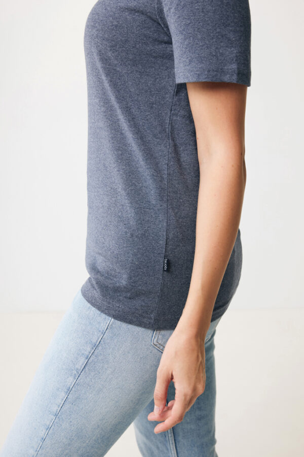 Iqoniq Manuel recycled cotton t-shirt undyed - Heather Navy