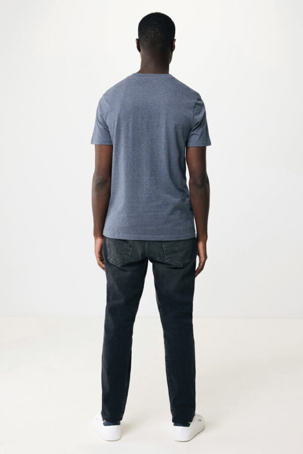 Iqoniq Manuel recycled cotton t-shirt undyed - Heather Navy