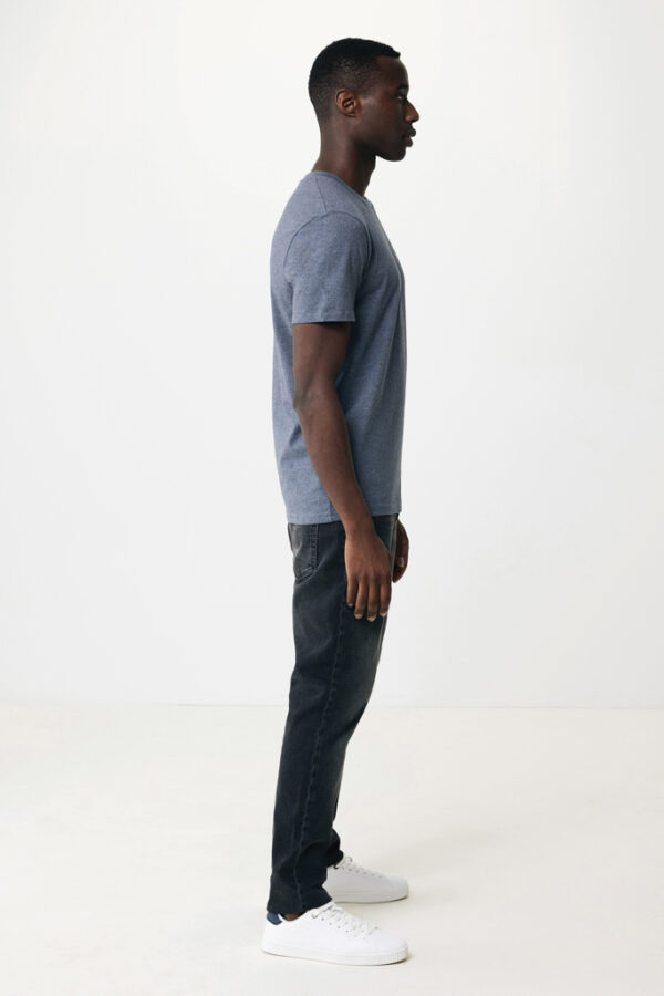 Iqoniq Manuel recycled cotton t-shirt undyed - Heather Navy