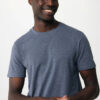 Iqoniq Manuel recycled cotton t-shirt undyed - Heather Navy