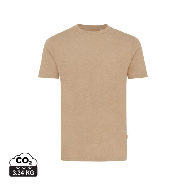 Iqoniq Manuel recycled cotton t-shirt undyed - Heather Brown