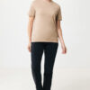 Iqoniq Manuel recycled cotton t-shirt undyed - Heather Brown