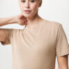 Iqoniq Manuel recycled cotton t-shirt undyed - Heather Brown