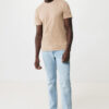 Iqoniq Manuel recycled cotton t-shirt undyed - Heather Brown