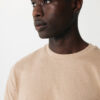 Iqoniq Manuel recycled cotton t-shirt undyed - Heather Brown