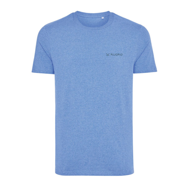 Iqoniq Manuel recycled cotton t-shirt undyed - Heather Blue