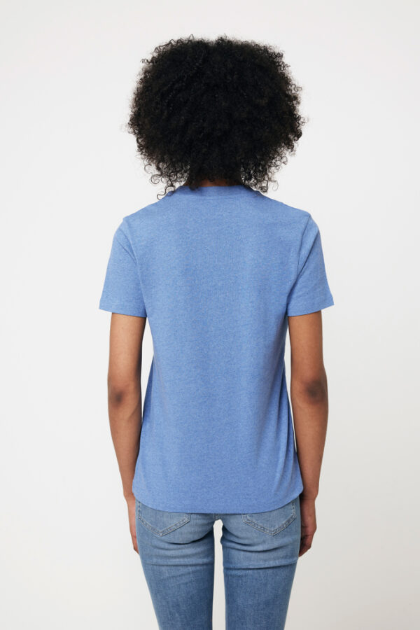 Iqoniq Manuel recycled cotton t-shirt undyed - Heather Blue