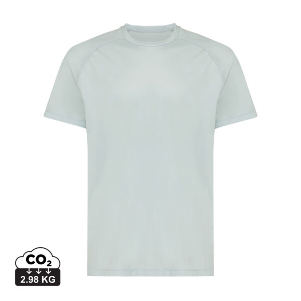 Iqoniq Tikal recycled polyester quick dry sport t-shirt - Iceberg Green