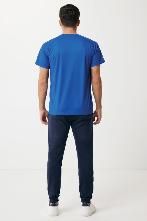 Iqoniq Tikal recycled polyester quick dry sport t-shirt - Royal Blue