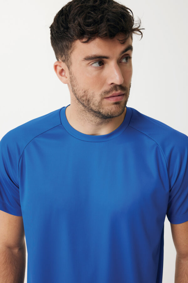 Iqoniq Tikal recycled polyester quick dry sport t-shirt - Royal Blue