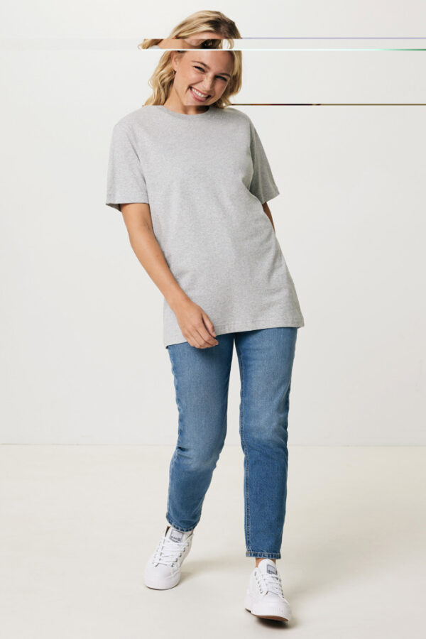 Iqoniq Kakadu relaxed recycled cotton t-shirt - Heather Grey