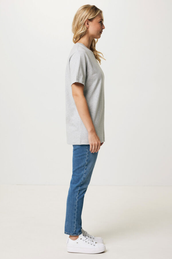 Iqoniq Kakadu relaxed recycled cotton t-shirt - Heather Grey