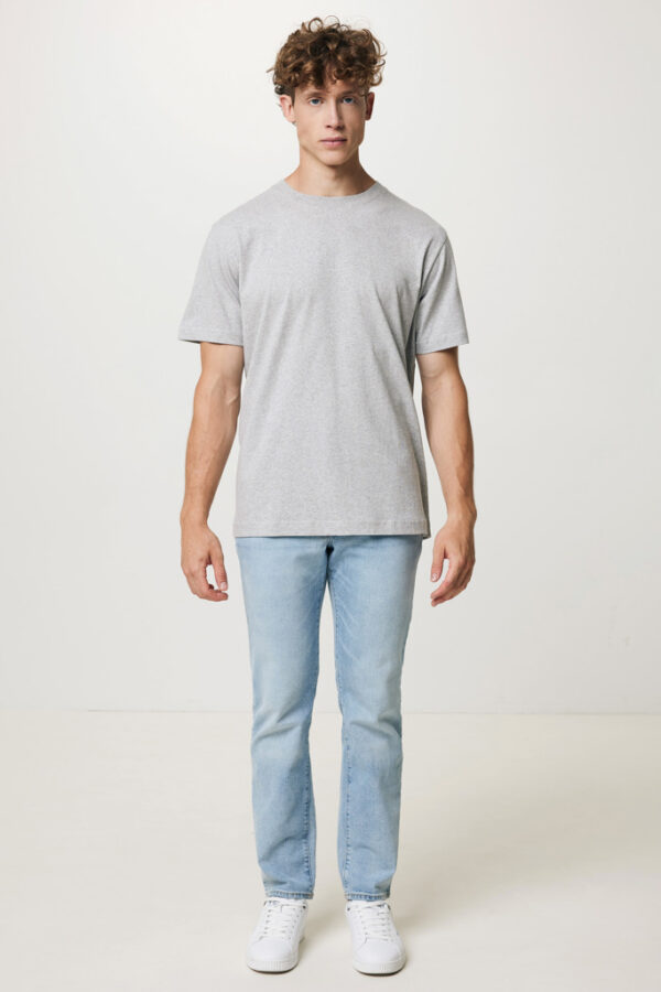 Iqoniq Kakadu relaxed recycled cotton t-shirt - Heather Grey