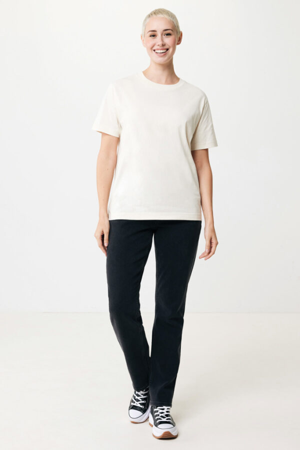 Iqoniq Kakadu relaxed recycled cotton t-shirt - Natural Raw