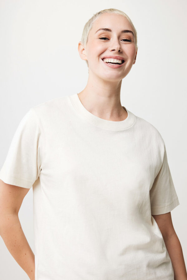 Iqoniq Kakadu relaxed recycled cotton t-shirt - Natural Raw