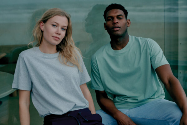 Iqoniq Kakadu relaxed recycled cotton t-shirt - Iceberg Green